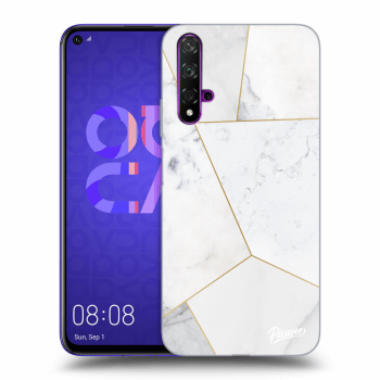 Etui na Huawei Nova 5T - White tile