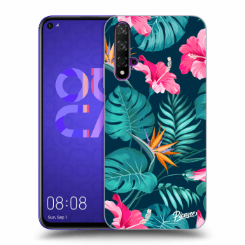 Picasee ULTIMATE CASE pro Huawei Nova 5T - Pink Monstera