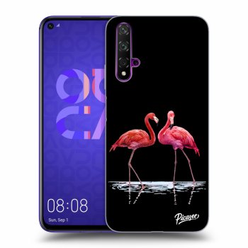 Etui na Huawei Nova 5T - Flamingos couple