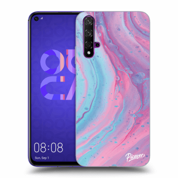 Etui na Huawei Nova 5T - Pink liquid