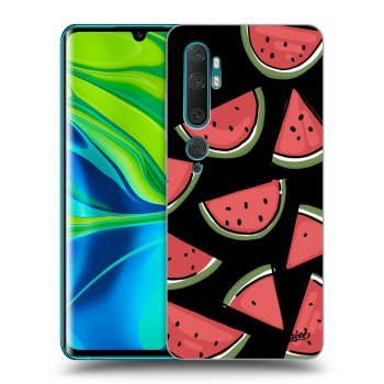 Picasee silikonowe czarne etui na Xiaomi Mi Note 10 (Pro) - Melone