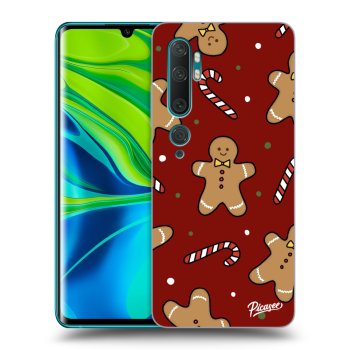 Picasee silikonowe czarne etui na Xiaomi Mi Note 10 (Pro) - Gingerbread 2
