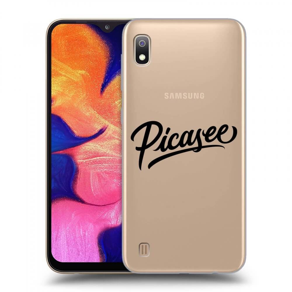 Picasee silikonowe przeźroczyste etui na Samsung Galaxy A10 A105F - Picasee - black