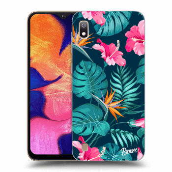 Etui na Samsung Galaxy A10 A105F - Pink Monstera