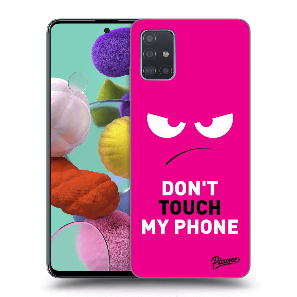 Picasee ULTIMATE CASE pro Samsung Galaxy A51 A515F - Angry Eyes - Pink