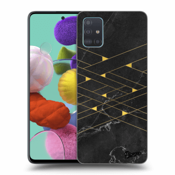 Etui na Samsung Galaxy A51 A515F - Gold Minimal