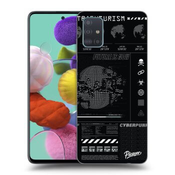 Picasee silikonowe czarne etui na Samsung Galaxy A51 A515F - FUTURE