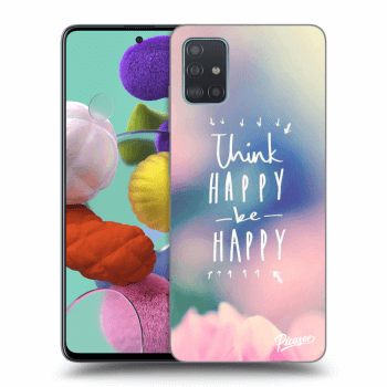 Etui na Samsung Galaxy A51 A515F - Think happy be happy