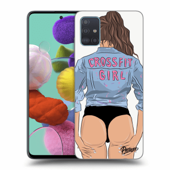 Picasee ULTIMATE CASE pro Samsung Galaxy A51 A515F - Crossfit girl - nickynellow