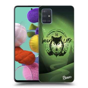 Etui na Samsung Galaxy A51 A515F - Wolf life