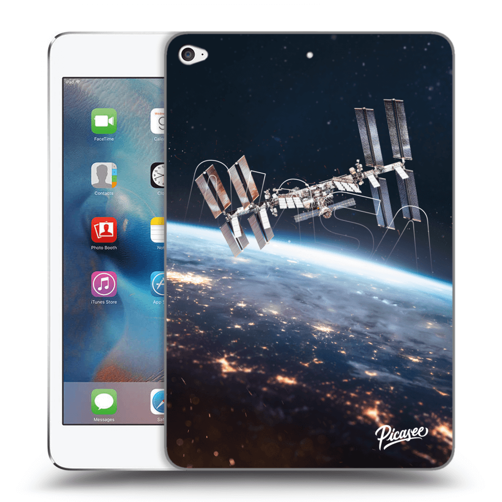Picasee silikonowe czarne etui na Apple iPad mini 4 - Station
