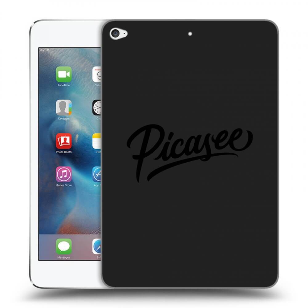 Picasee silikonowe czarne etui na Apple iPad mini 4 - Picasee - black
