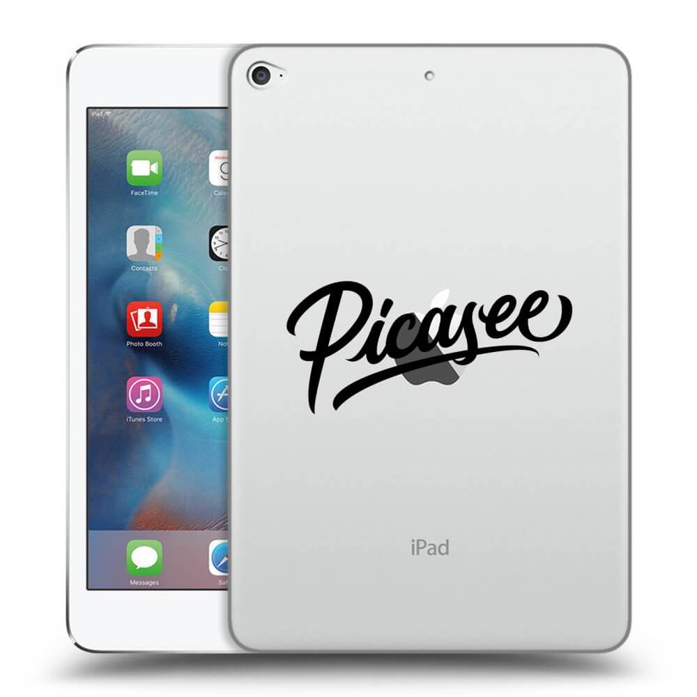 Picasee silikonowe przeźroczyste etui na Apple iPad mini 4 - Picasee - black