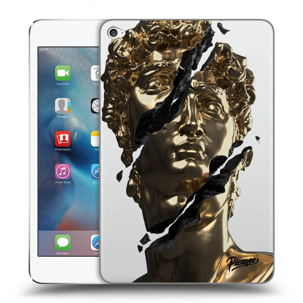 Picasee silikonowe przeźroczyste etui na Apple iPad mini 4 - Golder