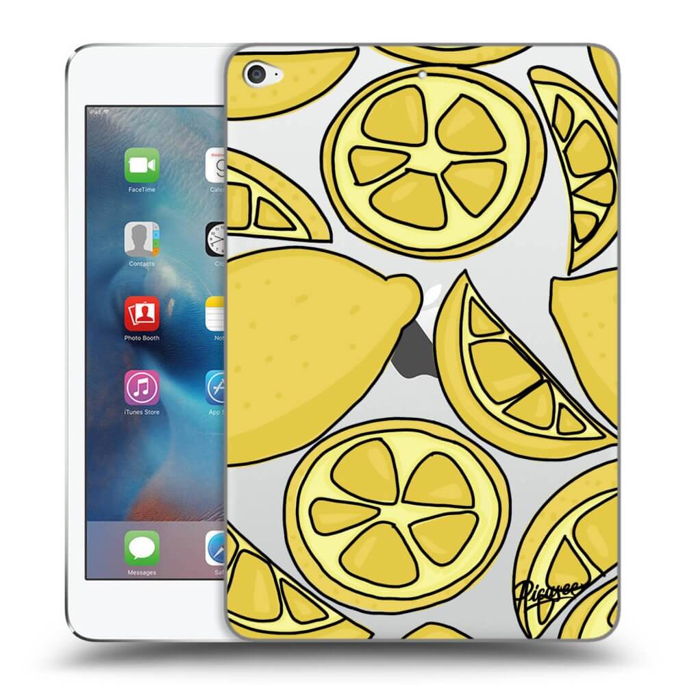 Picasee silikonowe przeźroczyste etui na Apple iPad mini 4 - Lemon