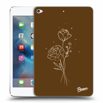 Etui na Apple iPad mini 4 - Brown flowers