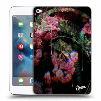 Picasee silikonowe czarne etui na Apple iPad mini 4 - Rosebush limited