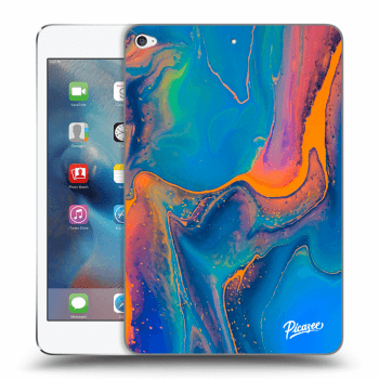 Picasee silikonowe przeźroczyste etui na Apple iPad mini 4 - Rainbow