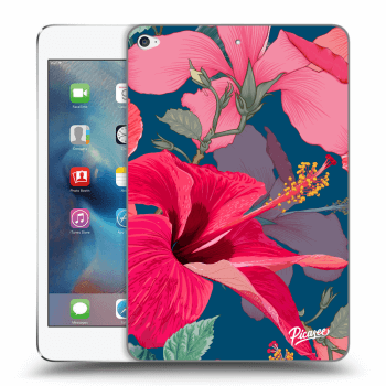 Picasee silikonowe przeźroczyste etui na Apple iPad mini 4 - Hibiscus