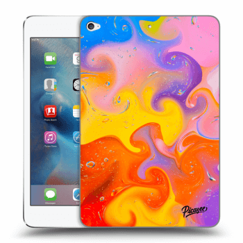 Picasee silikonowe przeźroczyste etui na Apple iPad mini 4 - Bubbles