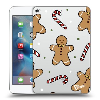 Picasee silikonowe przeźroczyste etui na Apple iPad mini 4 - Gingerbread