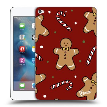 Picasee silikonowe czarne etui na Apple iPad mini 4 - Gingerbread 2