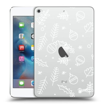 Picasee silikonowe przeźroczyste etui na Apple iPad mini 4 - Mistletoe