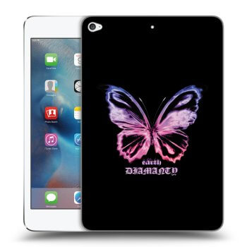 Picasee silikonowe czarne etui na Apple iPad mini 4 - Diamanty Purple