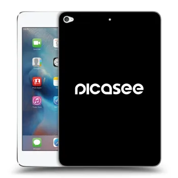 Picasee silikonowe czarne etui na Apple iPad mini 4 - Picasee - new logo - white