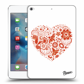 Picasee silikonowe przeźroczyste etui na Apple iPad mini 4 - Big heart