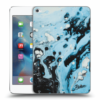 Picasee silikonowe czarne etui na Apple iPad mini 4 - Organic blue