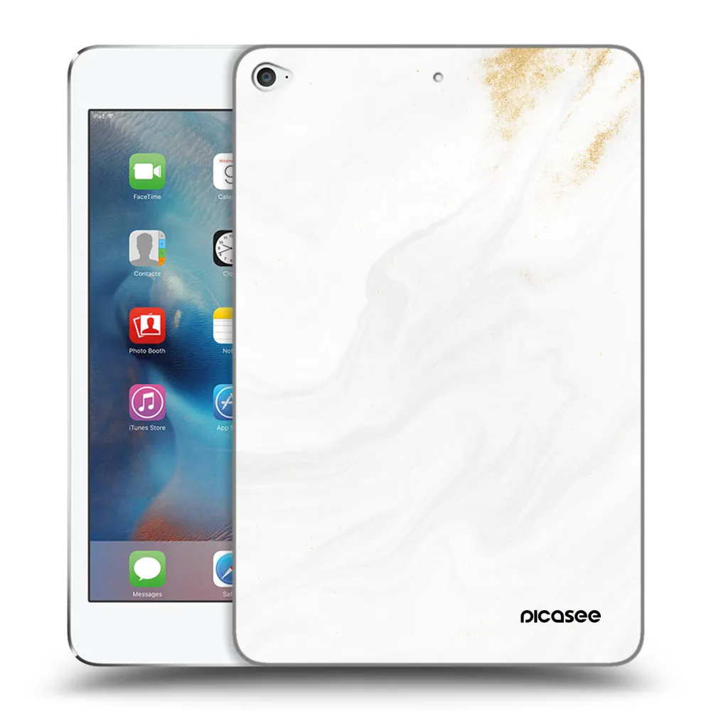 Picasee silikonowe przeźroczyste etui na Apple iPad mini 4 - White