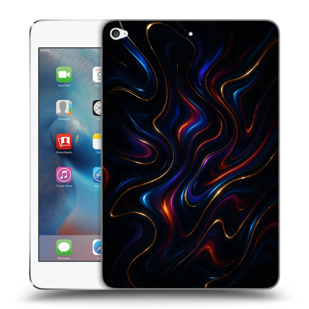 Picasee silikonowe przeźroczyste etui na Apple iPad mini 4 - Noir