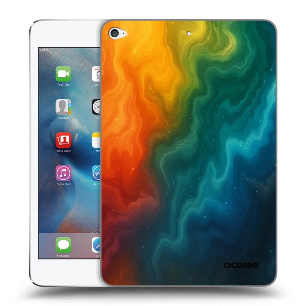 Picasee silikonowe przeźroczyste etui na Apple iPad mini 4 - Solar