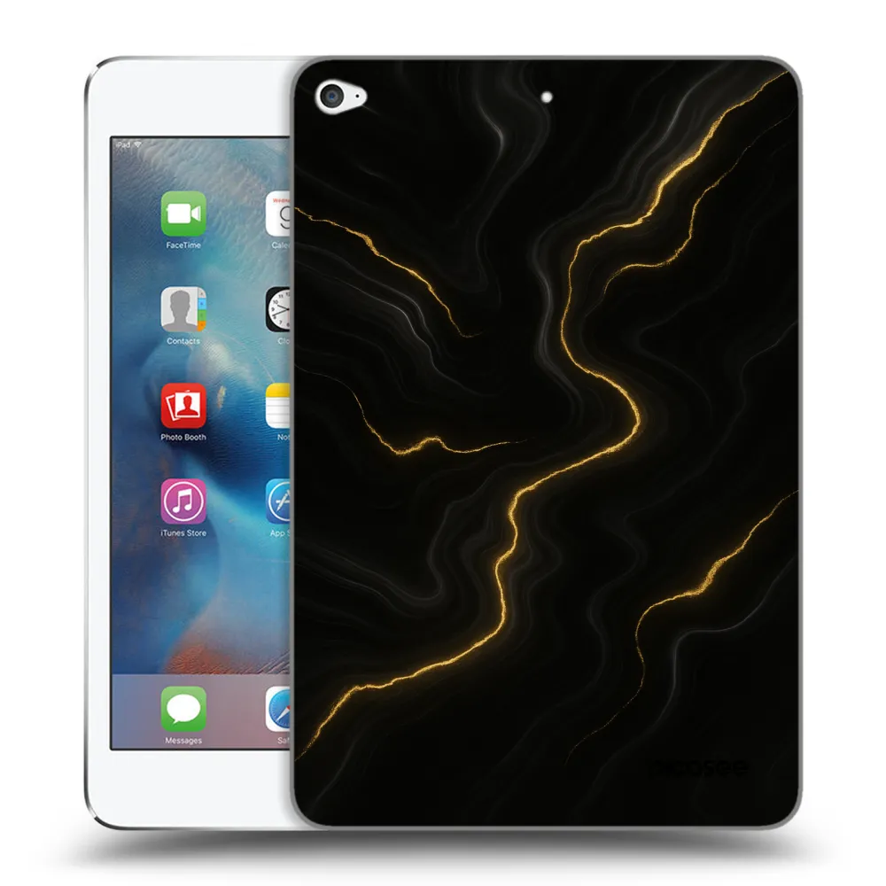 Picasee silikonowe przeźroczyste etui na Apple iPad mini 4 - Thunder