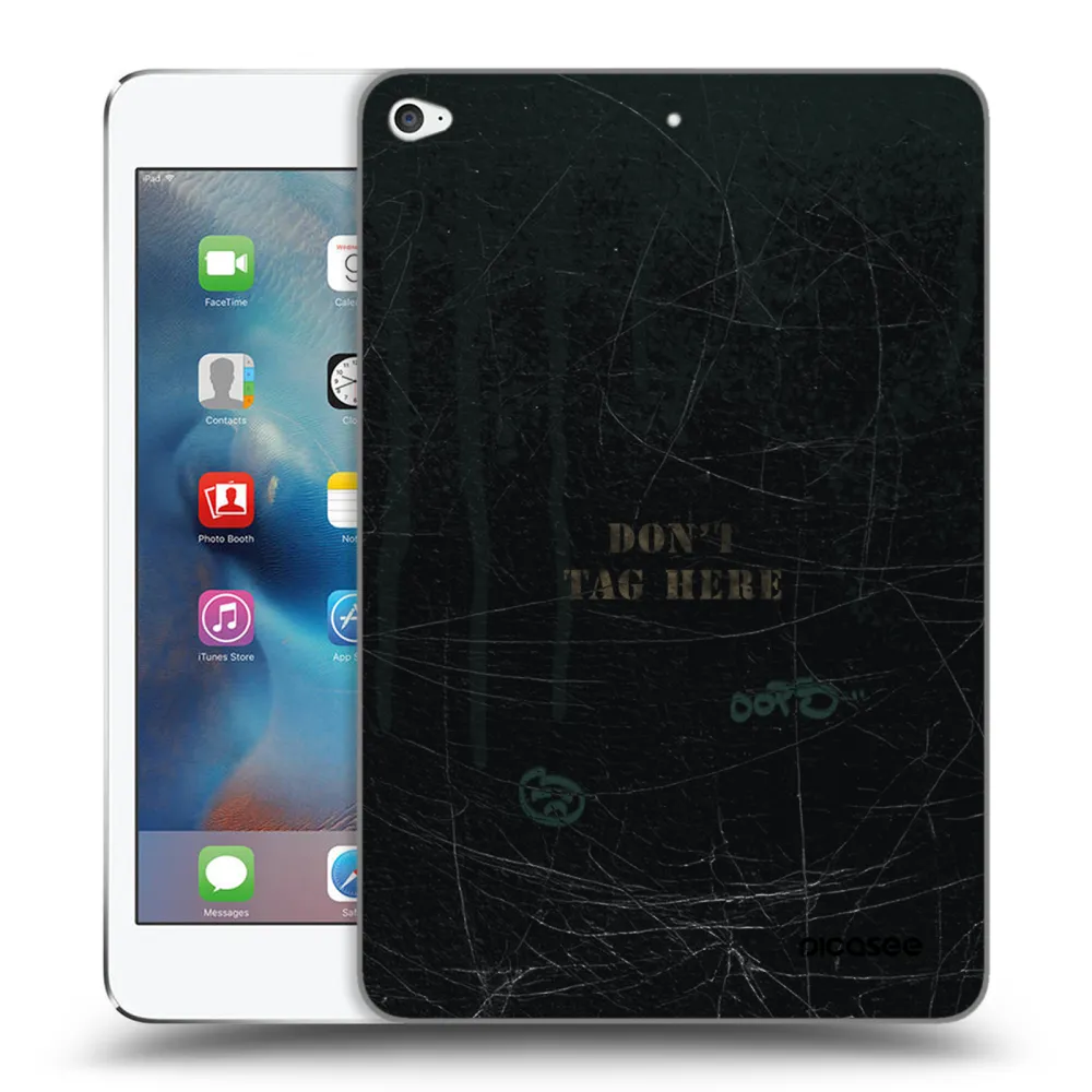 Picasee silikonowe przeźroczyste etui na Apple iPad mini 4 - DON´T TAG