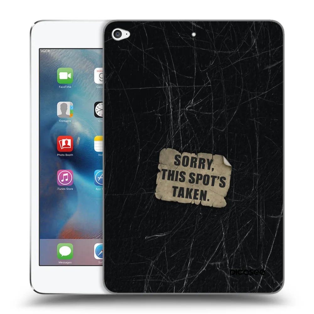 Picasee silikonowe przeźroczyste etui na Apple iPad mini 4 - SORRY