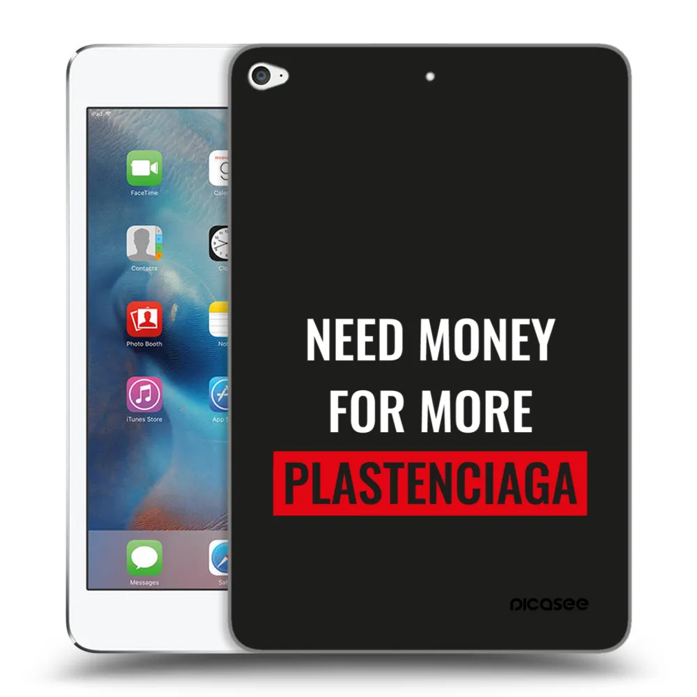 Picasee silikonowe przeźroczyste etui na Apple iPad mini 4 - More PLASTENCIAGA
