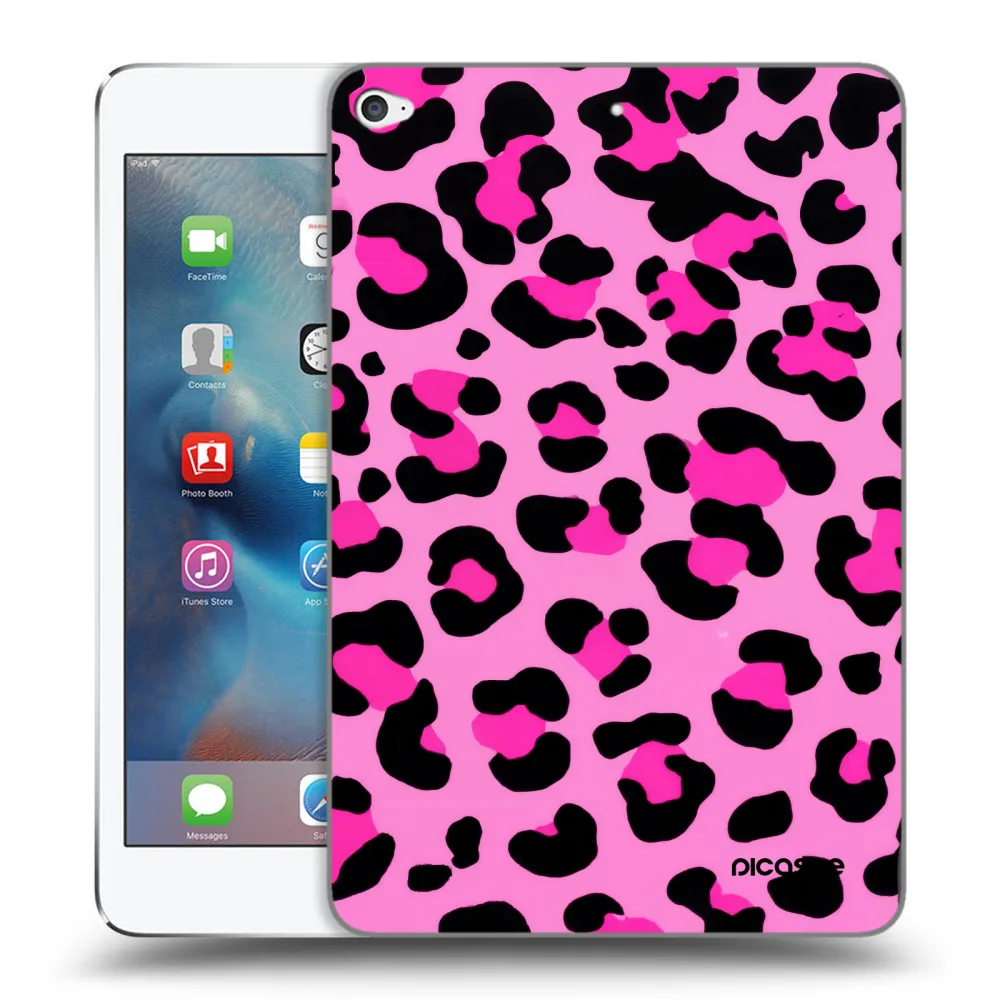 Picasee silikonowe przeźroczyste etui na Apple iPad mini 4 - Pink Tiger