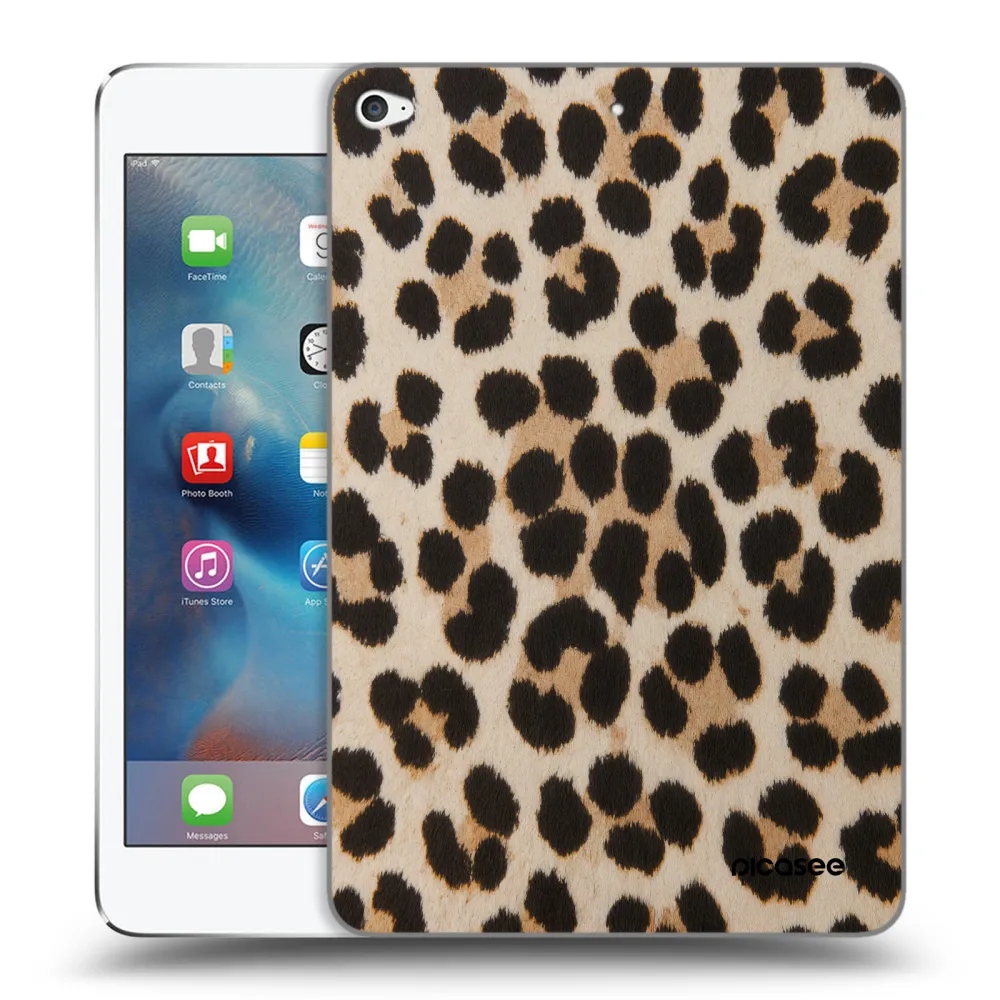 Picasee silikonowe przeźroczyste etui na Apple iPad mini 4 - Brown Tiger