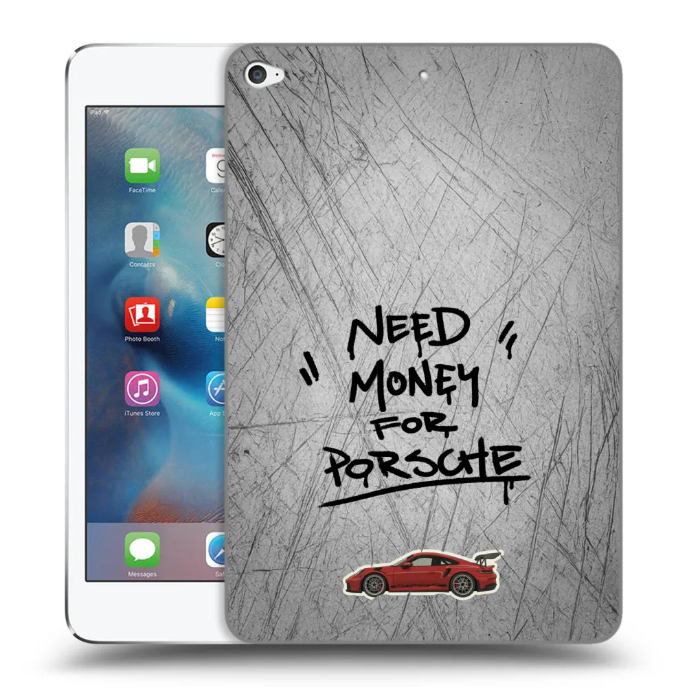 Picasee silikonowe przeźroczyste etui na Apple iPad mini 4 - Grey Drift
