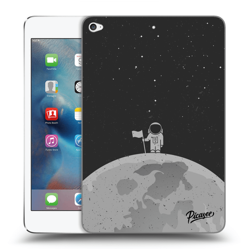 Picasee silikonowe czarne etui na Apple iPad mini 4 - Astronaut
