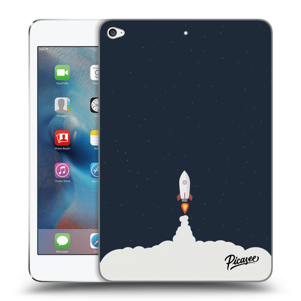 Picasee silikonowe czarne etui na Apple iPad mini 4 - Astronaut 2