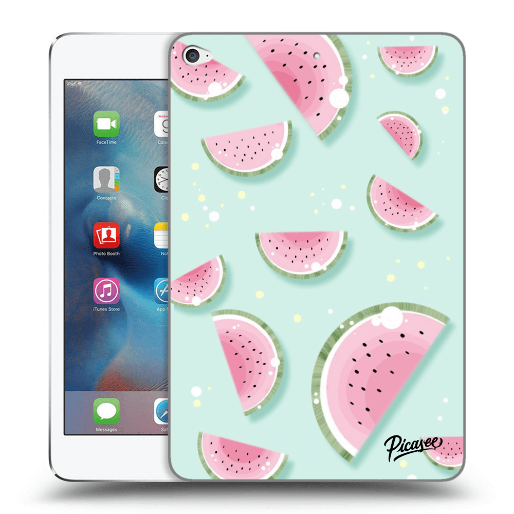 Picasee silikonowe przeźroczyste etui na Apple iPad mini 4 - Watermelon 2
