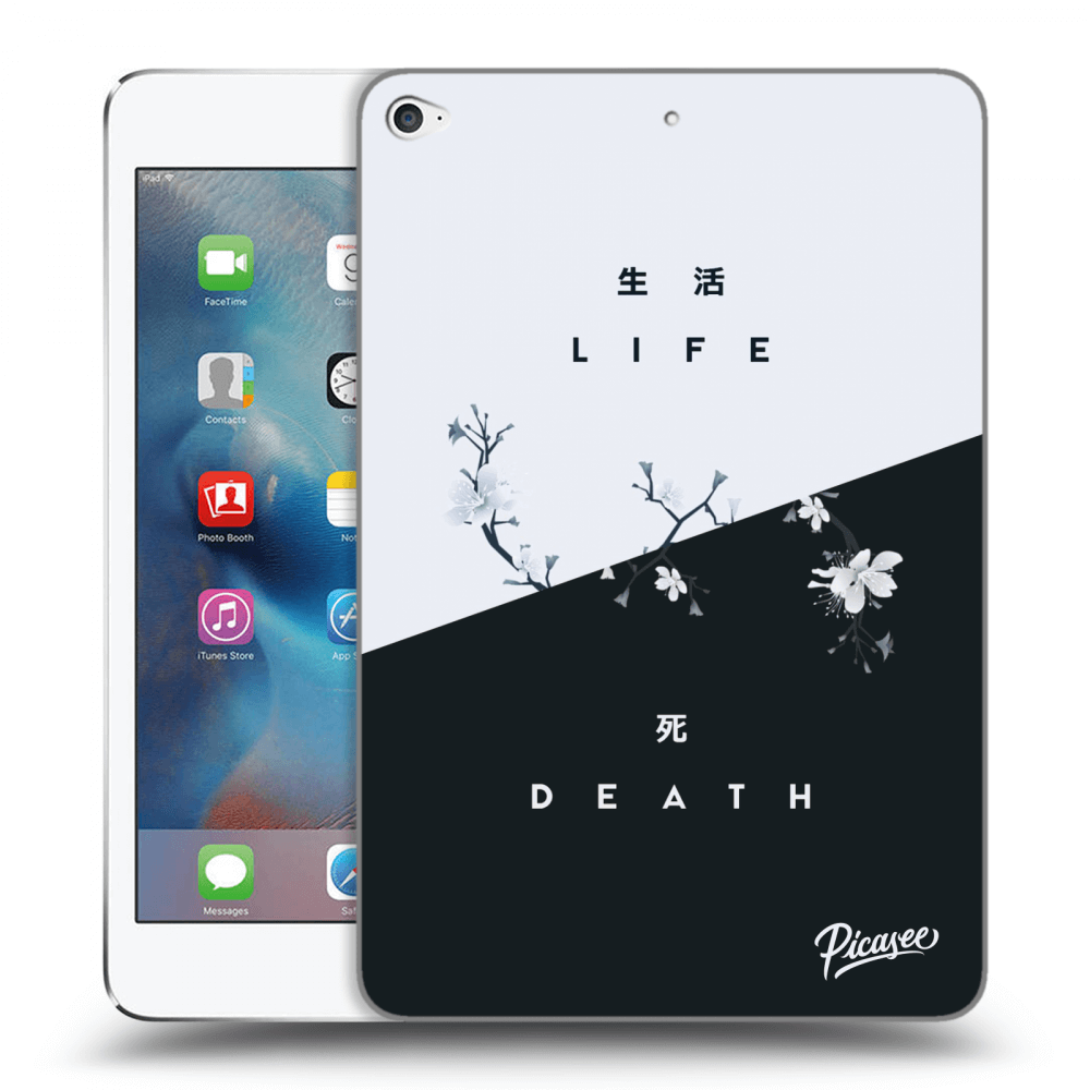 Picasee silikonowe czarne etui na Apple iPad mini 4 - Life - Death
