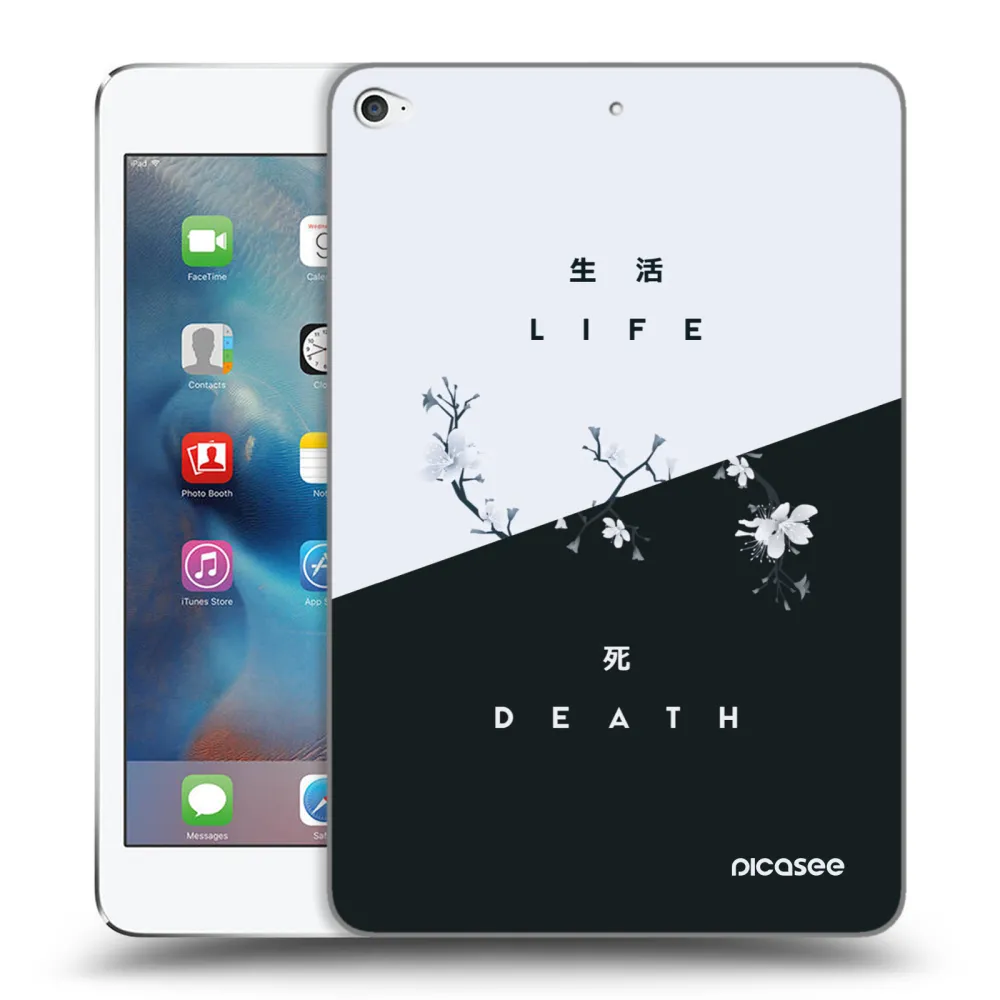 Picasee silikonowe przeźroczyste etui na Apple iPad mini 4 - Life - Death