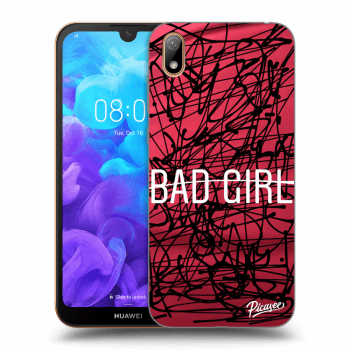 Picasee silikonowe przeźroczyste etui na Huawei Y5 2019 - Bad girl