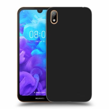 Picasee silikonowe czarne etui na Huawei Y5 2019 - Clear