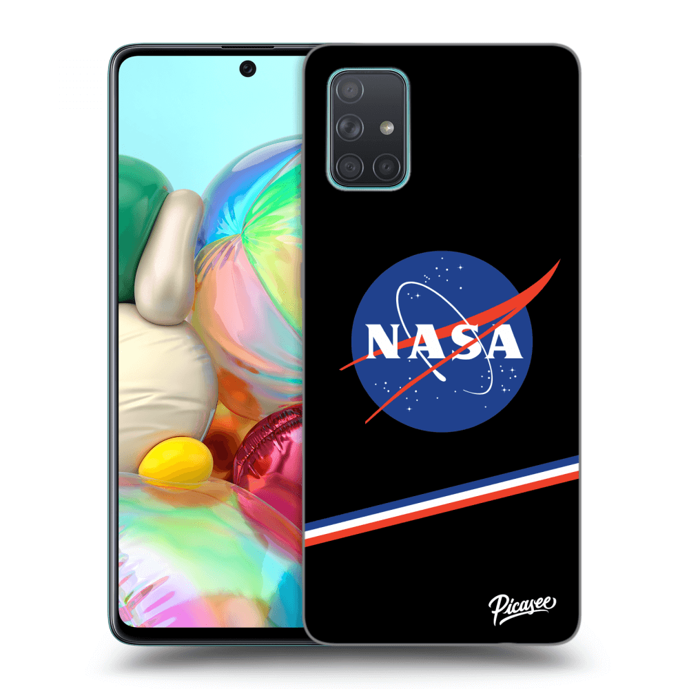 Picasee silikonowe przeźroczyste etui na Samsung Galaxy A71 A715F - NASA Original