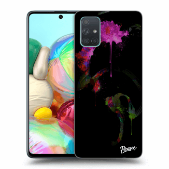 Picasee ULTIMATE CASE pro Samsung Galaxy A71 A715F - Peony black